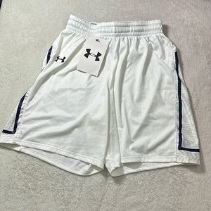 Under Armour Auburn Tigers Women’s Basketball Shorts White and Navy Size Medium